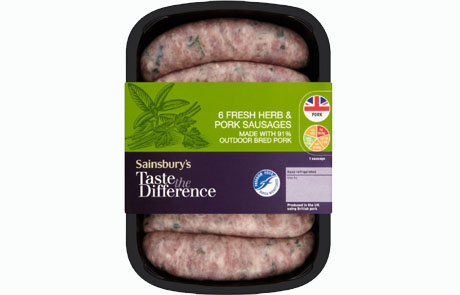 Sainsbury's Taste the Difference Sausages image